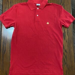 Brooks Brothers Red Polo Shirt with Classic Design